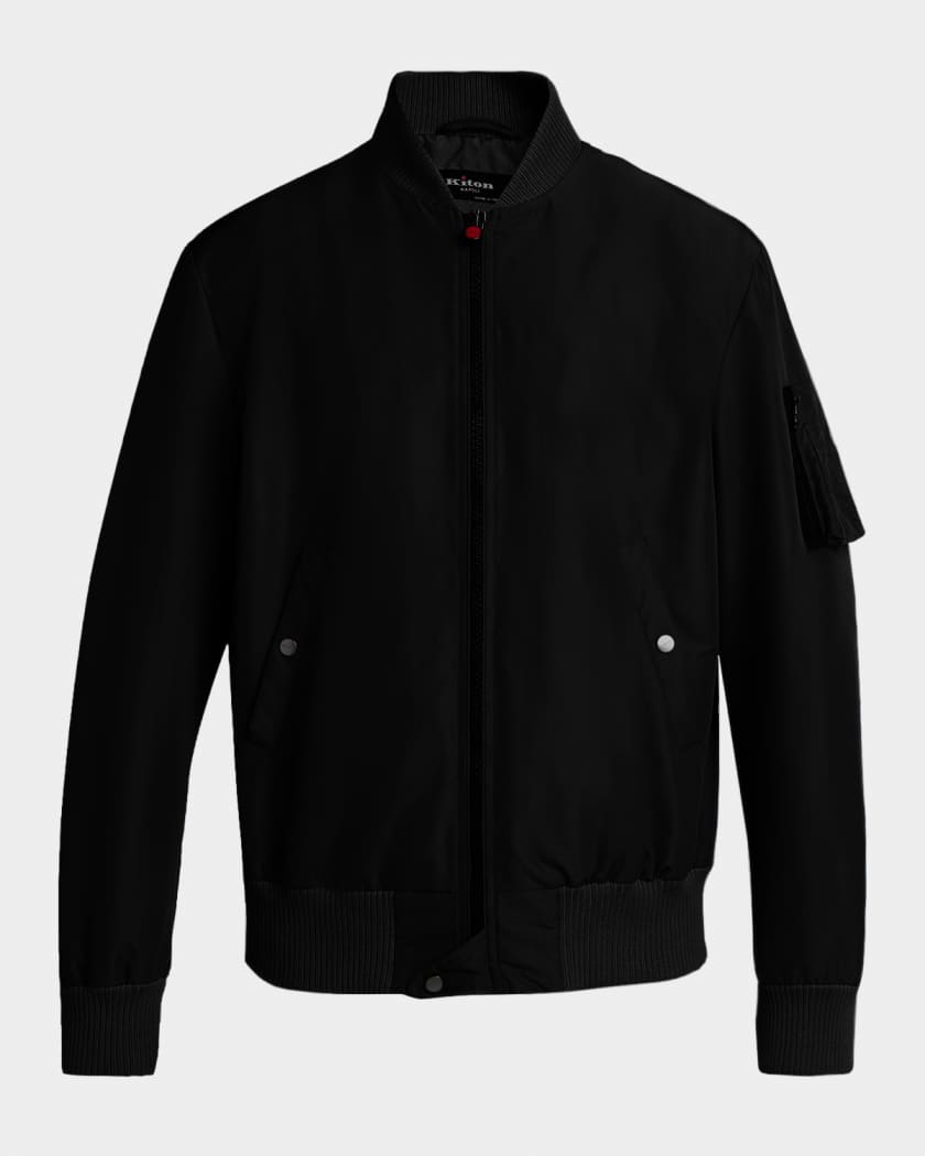 Kiton Men's Full-Zip Blouson | Neiman Marcus