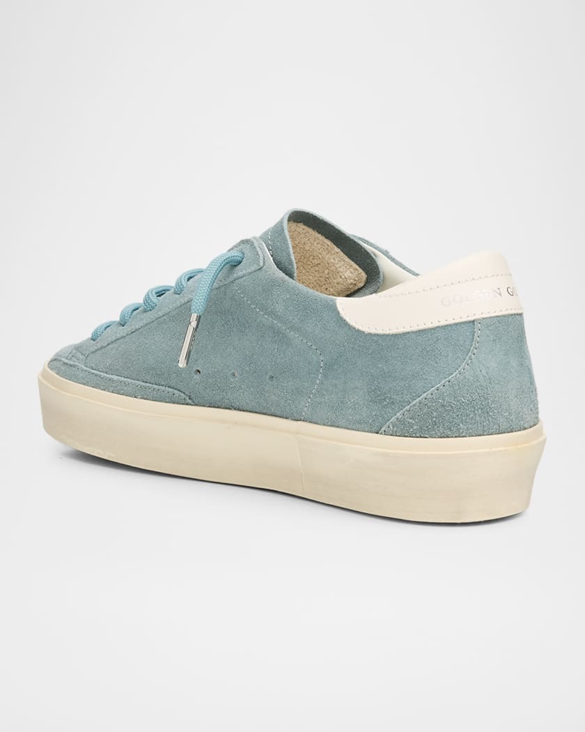 Golden Goose Hi Star Suede Glitter Low-Top Sneakers | Neiman Marcus