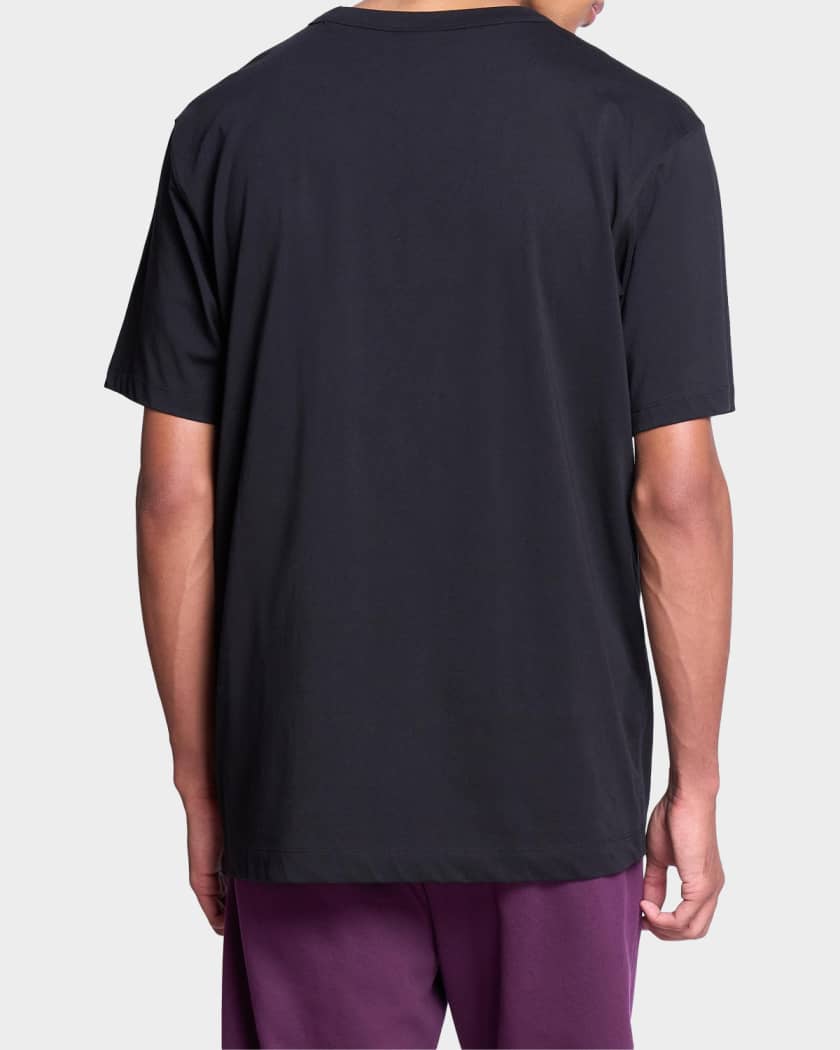 Dries Van Noten Men's Artwork Graphic Cotton T-Shirt | Neiman Marcus