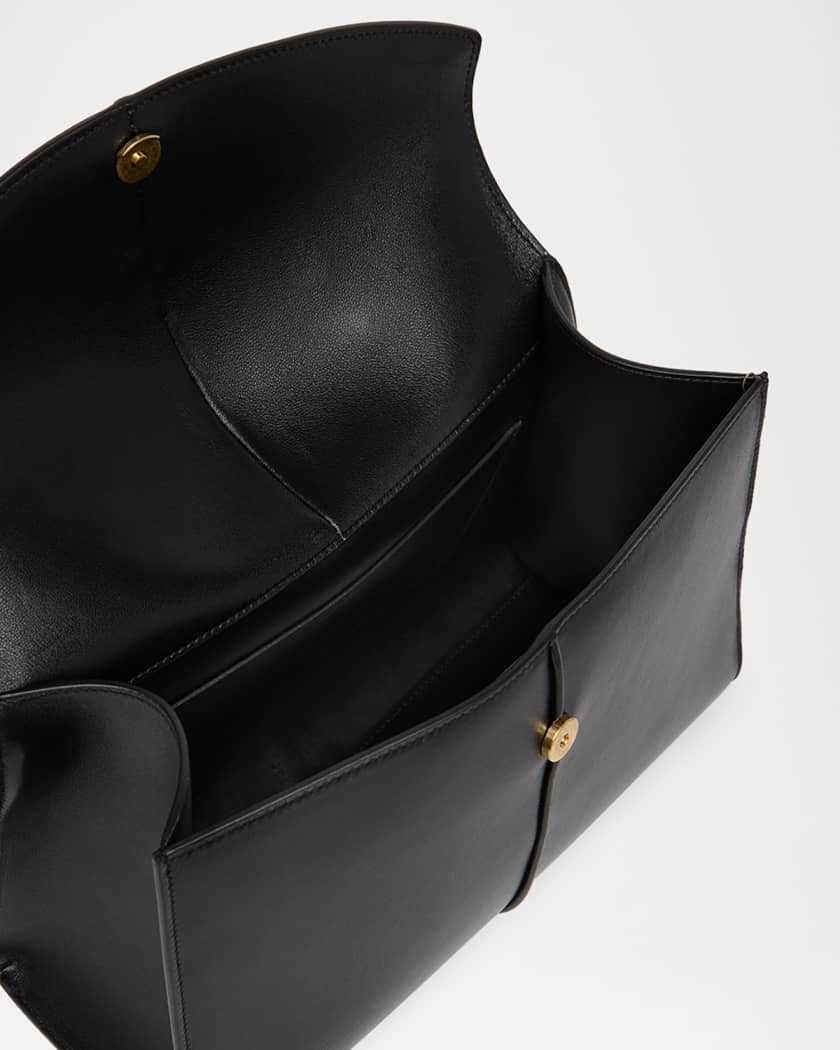 Jil Sander Linea Leather Top-Handle Bag | Neiman Marcus