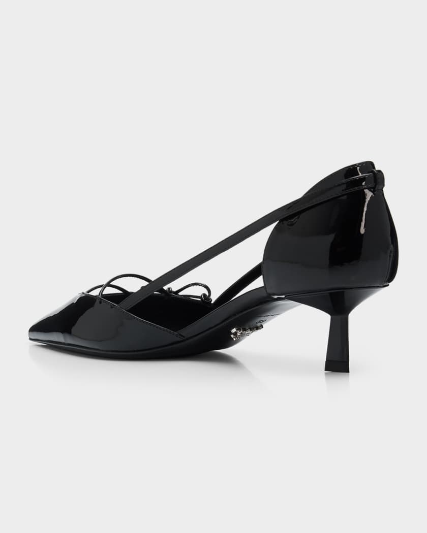 Prada 55mm Patent Leather Pumps | Neiman Marcus