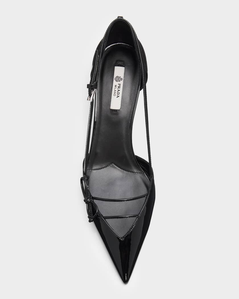 Prada 55mm Patent Leather Pumps | Neiman Marcus