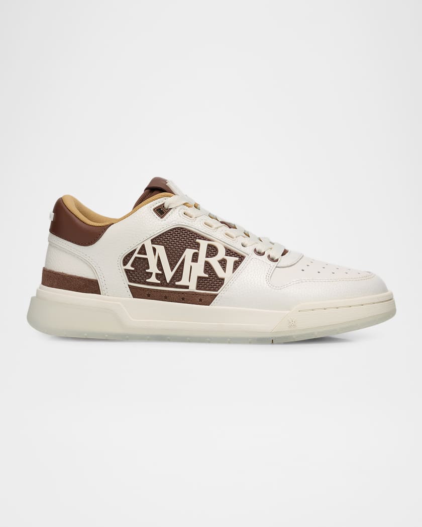 Amiri Men's Pebbled Leather Classic Low-Top Sneakers | Neiman Marcus