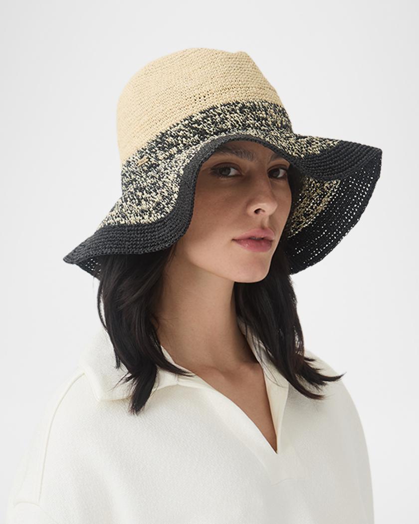 Eugenia Kim Lourdes Two-Tone Ombre Raffia Sun Hat | Neiman  display picture 2