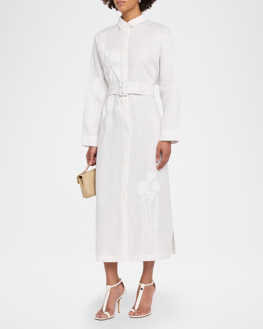 a line party dress with sleeves Square Neck Long Sleeve A-line Party Dress MCW1188 main image 1