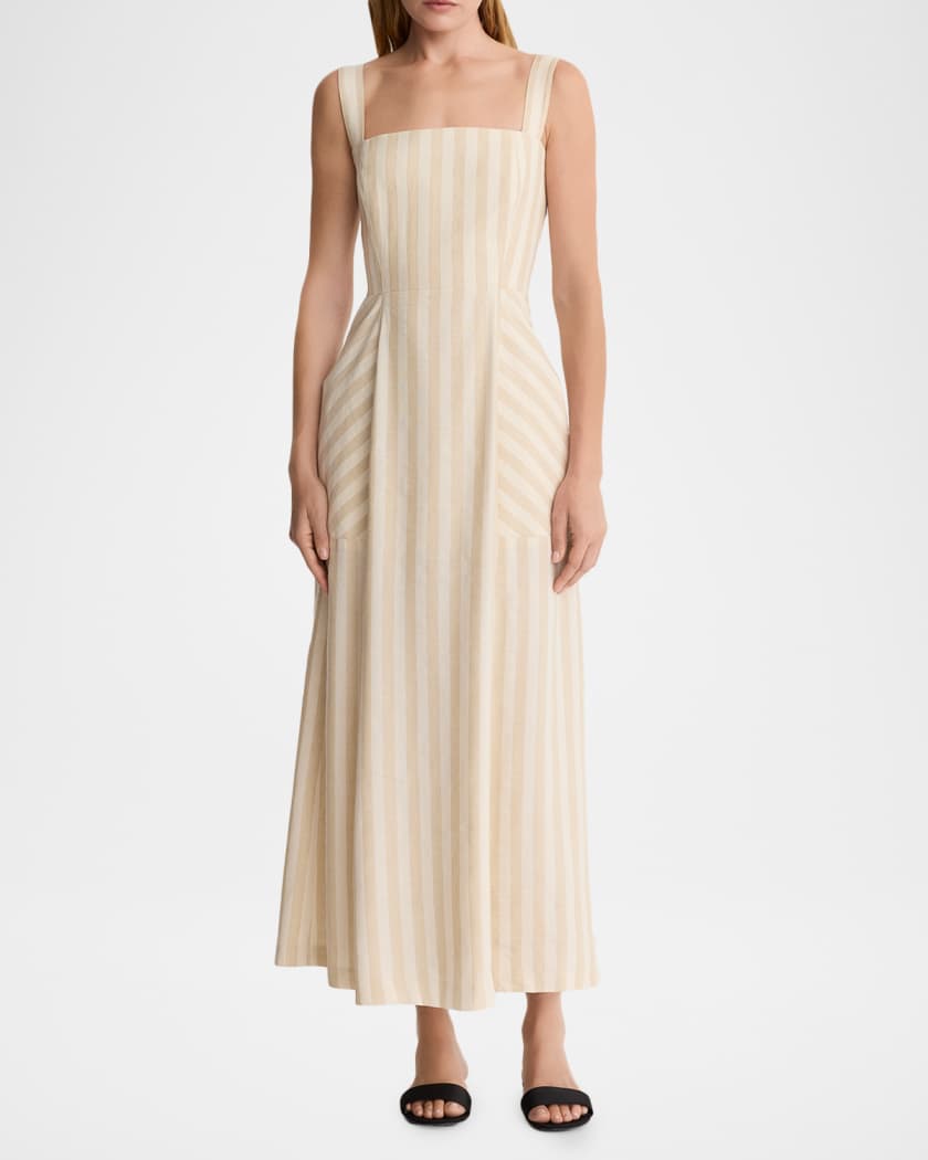 Smythe Picnic Striped Maxi Dress | Neiman Marcus