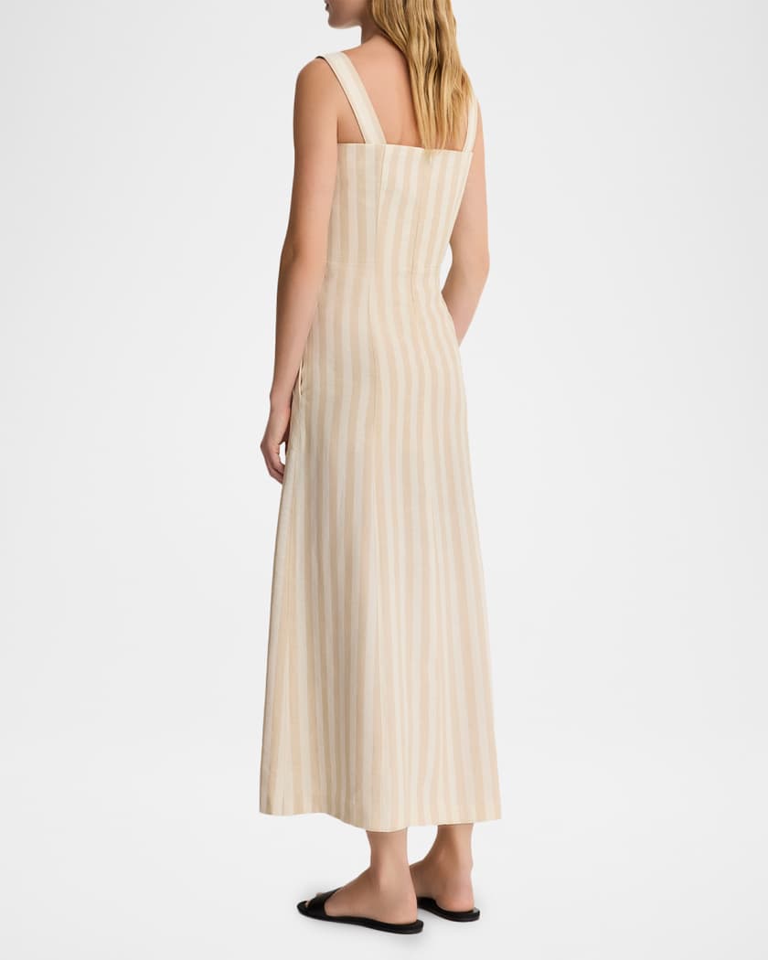 Smythe Picnic Striped Maxi Dress | Neiman Marcus