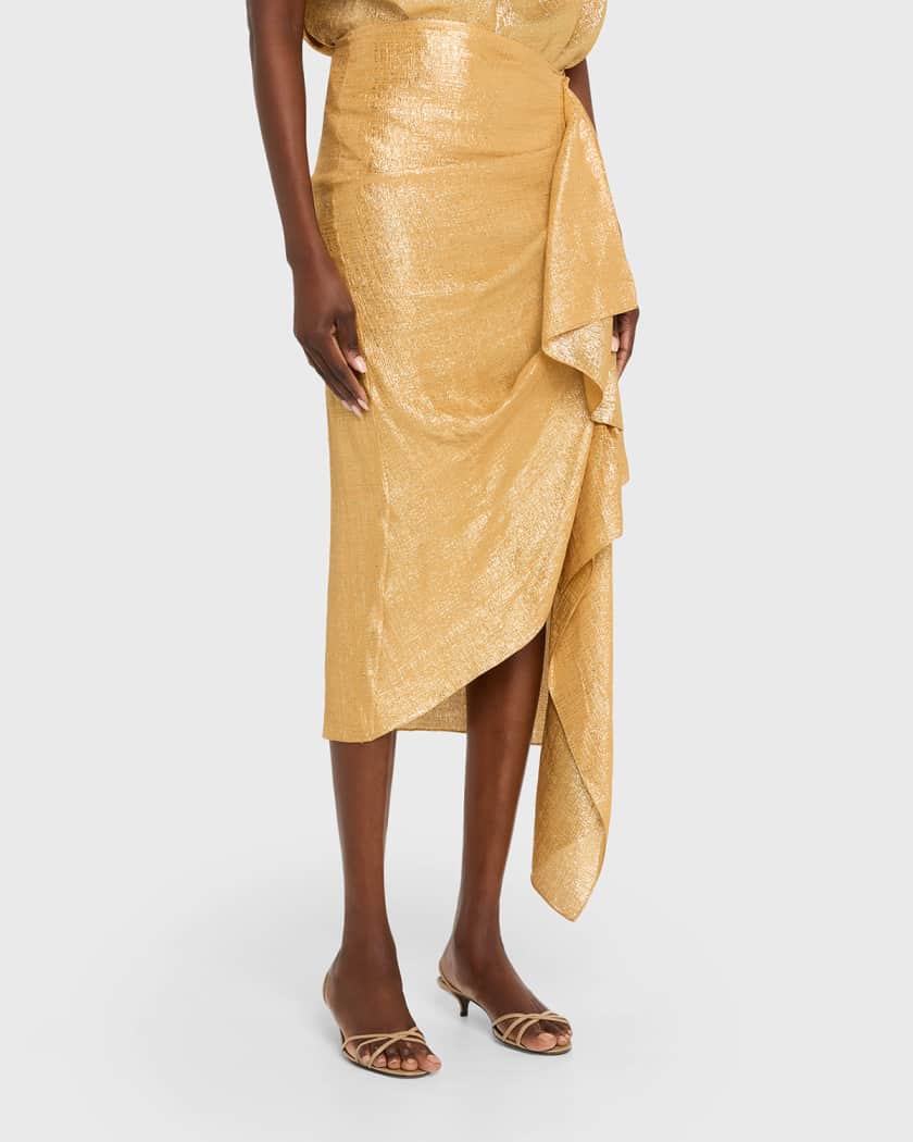 michael kors gold wrap dress Dancing Queen Danq_1567 - Long Ballgown Dress main image 1