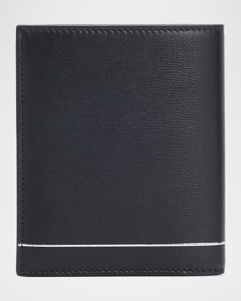 Ferragamo Men's Gancini Leather Bifold Wallet | Neiman Marcus
