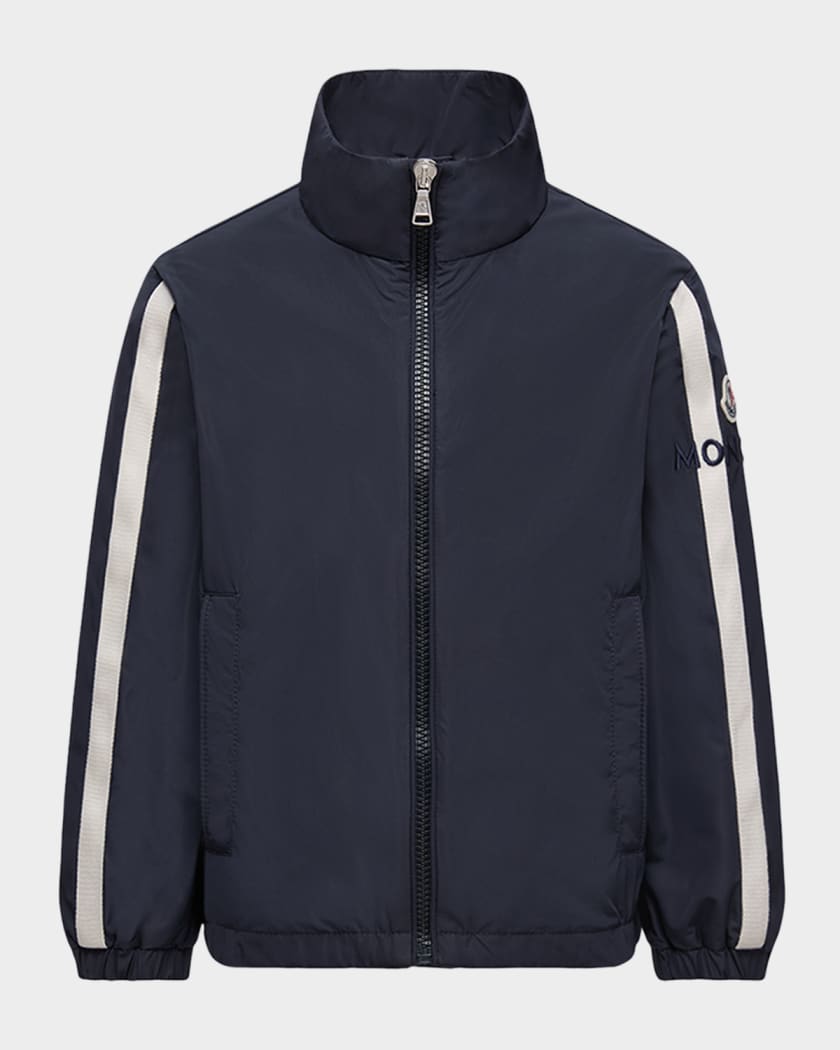 Moncler Boy's Venoste Zip-Front Jacket, Size 12-14 | Neiman Marcus