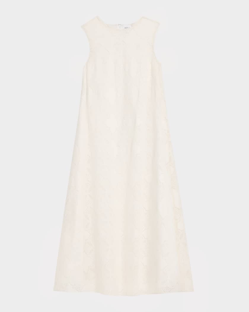 Misa Los Angeles Sylvie Crochet Maxi Dress, Floral Med, Women's, L, Casual & Work Dresses Maxi Dresses