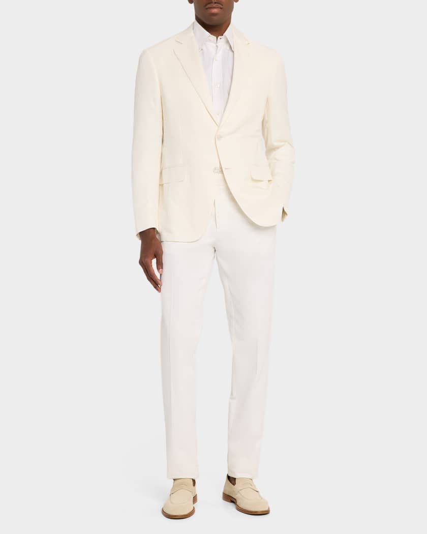 Canali Men's Kei Linen and Silk Sport Coat | Neiman Marcus