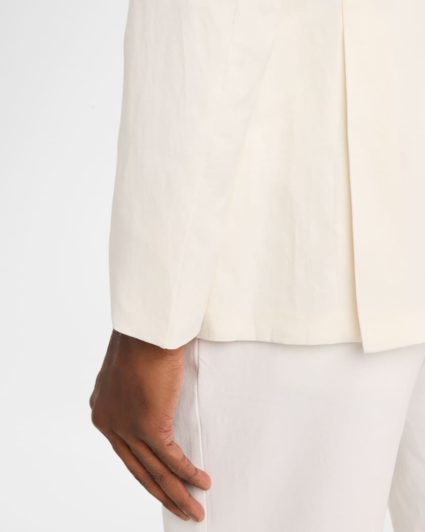 Canali Men's Kei Linen and Silk Sport Coat | Neiman Marcus