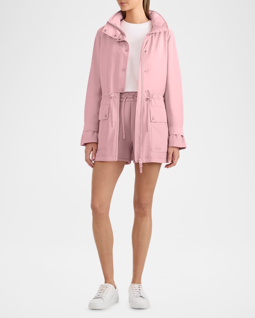 Mackage Keryn-Z Rain Jacket with Packable Hood | Neiman Marcus
