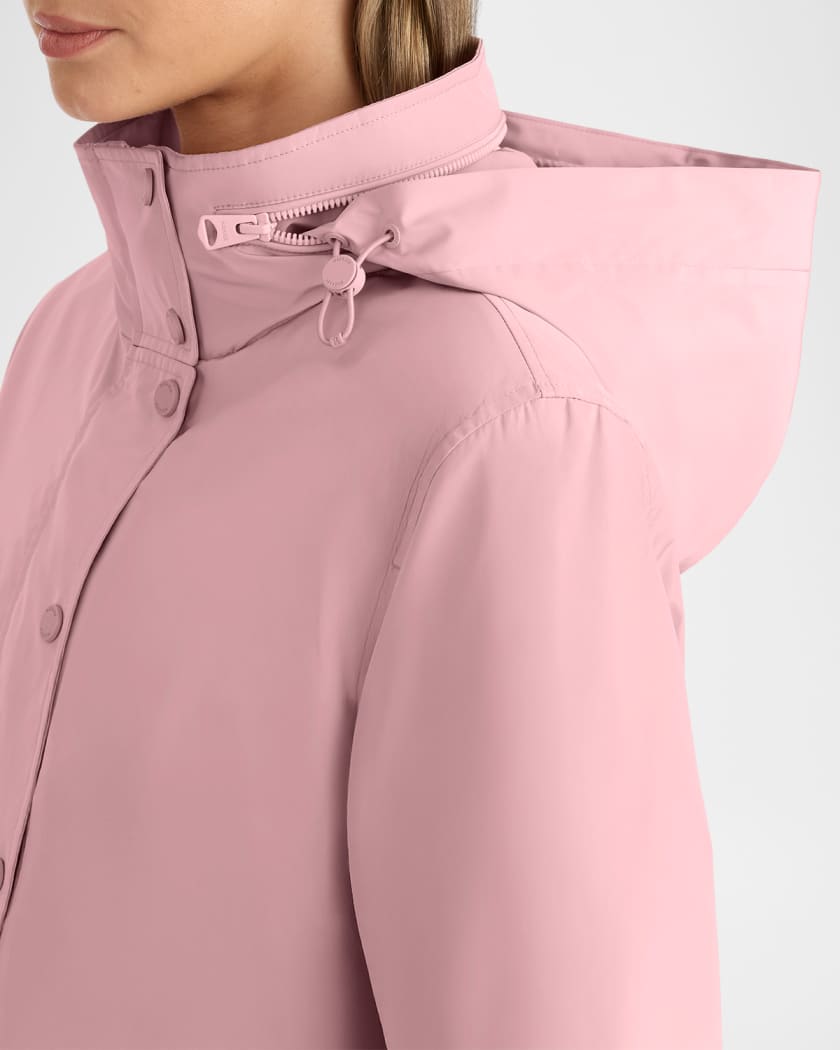 Mackage Keryn-Z Rain Jacket with Packable Hood | Neiman Marcus