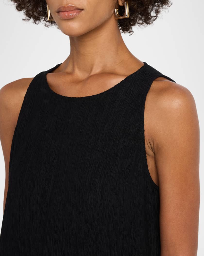 maxi shift dress sleeveless Cut In Shift Maxi Dress