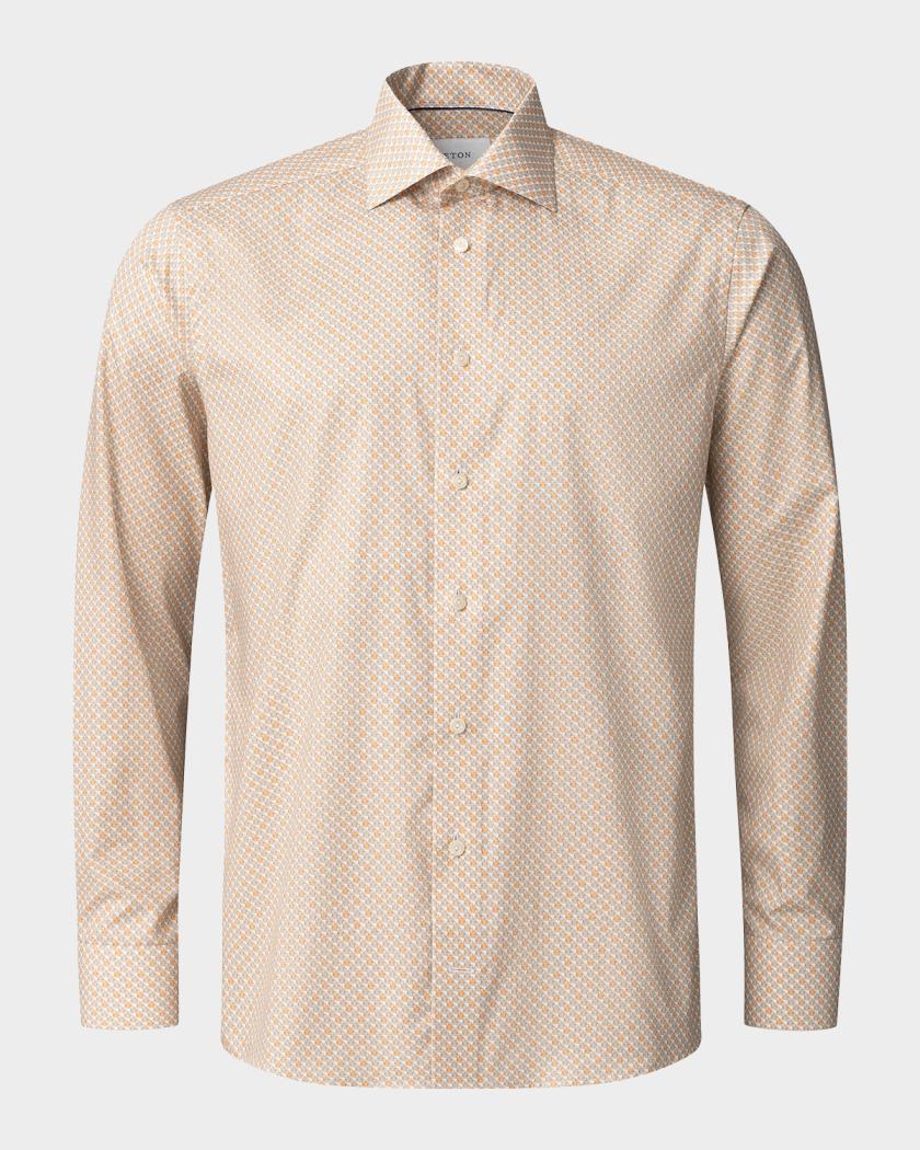 nude mens dress shirt St. Tropez Linen Shirt in Nude