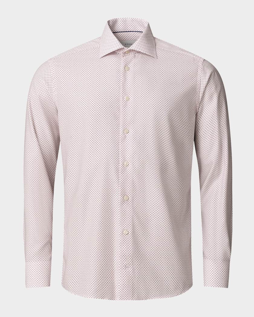 twill dress shirt Light Blue Signature Fine staple cotton and a non Hawes & Curtis Fitted White