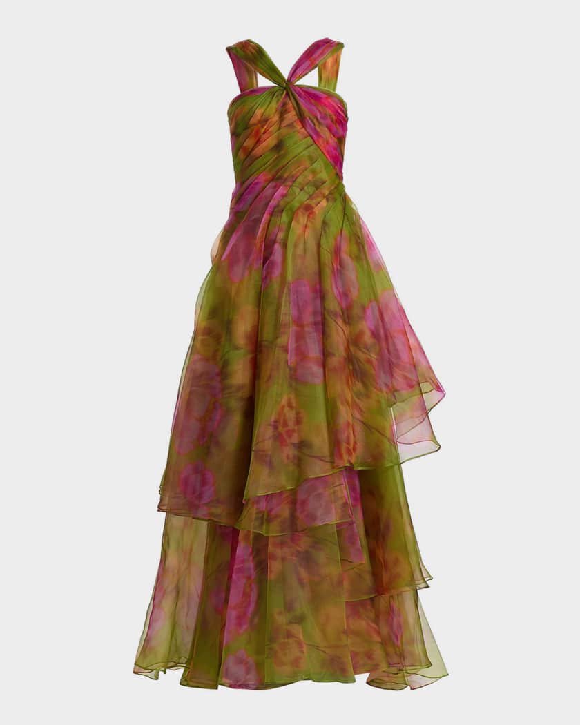 green emerald velvet dress Hunter Green Floral Print Halter Short Dress
