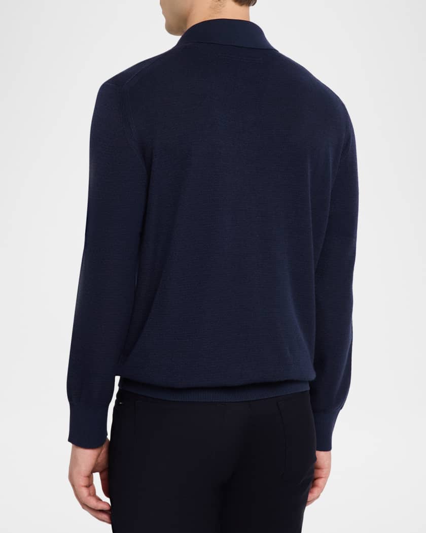 Ermenegildo Zegna COUTURE カシミヤ シルク ニットポロ ZEGNA Silk, Cashmere and Linen-Blend Polo Shirt for Men | MR PORTER