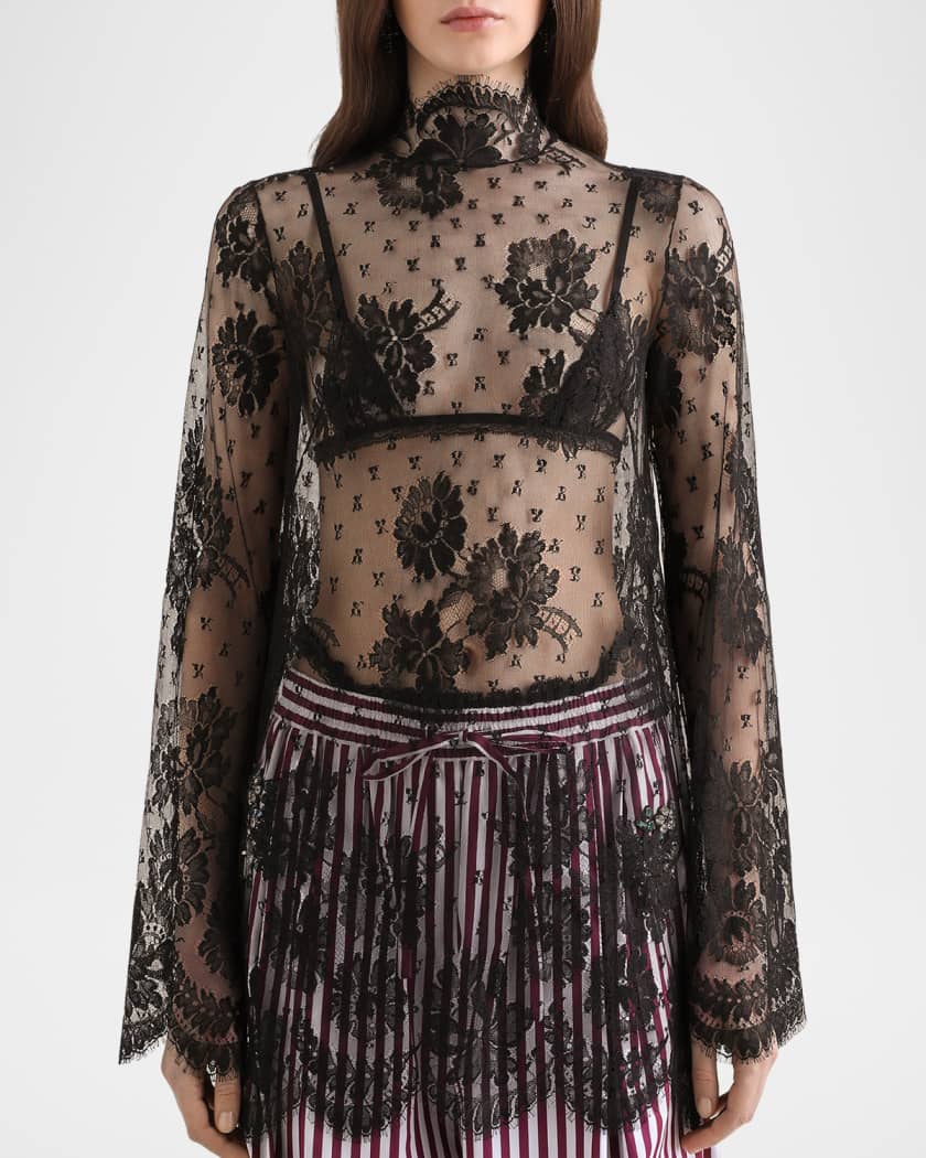 balmain black knit dress Sheer Embellished Bodysuit Corset Mini Dress in Black - 6 / Regular