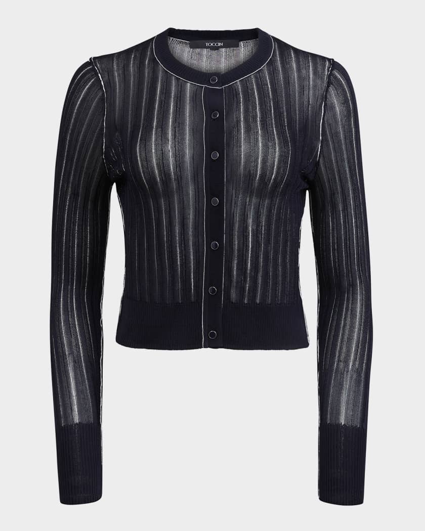 Toccin Crosby Cropped Cardigan | Neiman Marcus