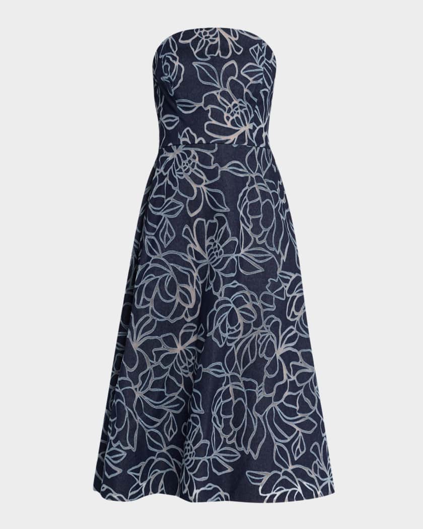 princess polly baby blue dress Blue Floral Burnout Chiffon Square Neck Mini Shift Dress main image 0
