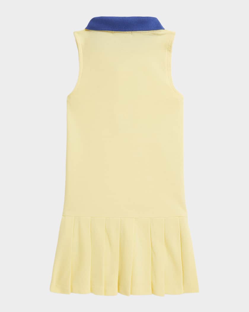 open lace back dress Navy Linen Front Pleated Zoe Dress main image 0