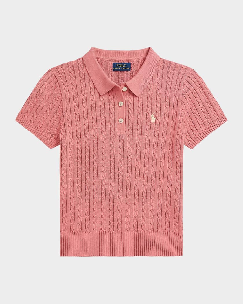 saryasune 　POLO RALPH LAUREN Polo Ralph Lauren Cable-Knit Cotton Polo Jumper | 710B13893004