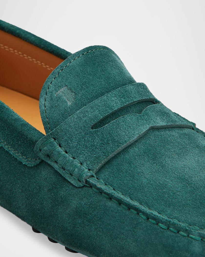 TOD’S Men’s laccetto Green Soft Suede driving slip-on Loafers Sz US 5,5/EU38 NIB 19252029_43356586_600.jpg main image 4