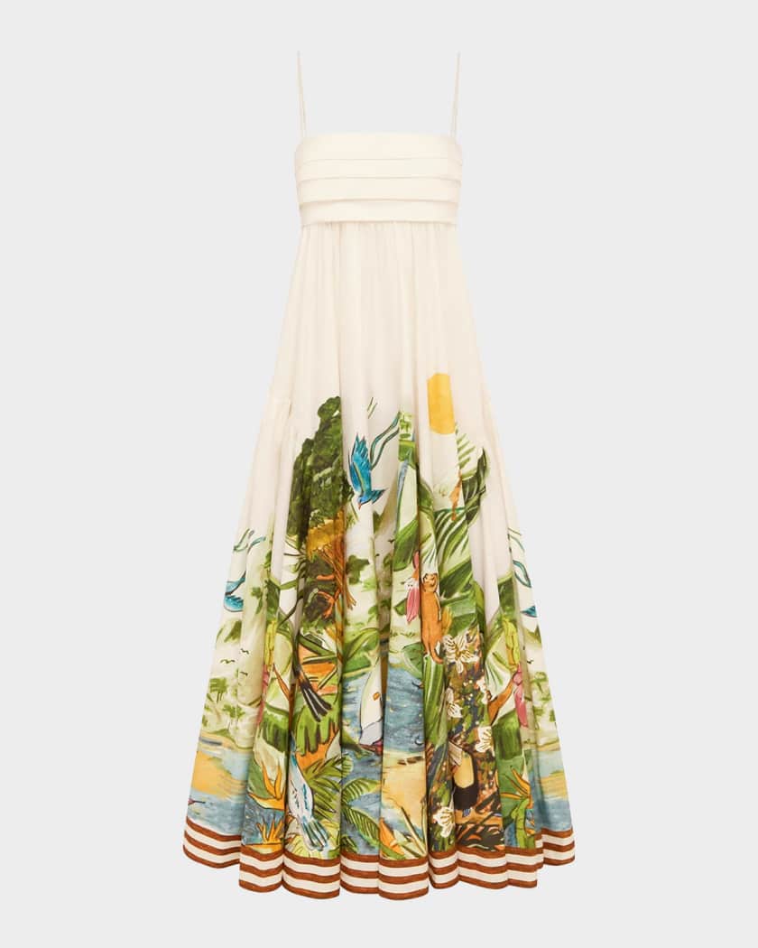 green emerald velvet dress Toucan Cross Stitch Pattern main image 0