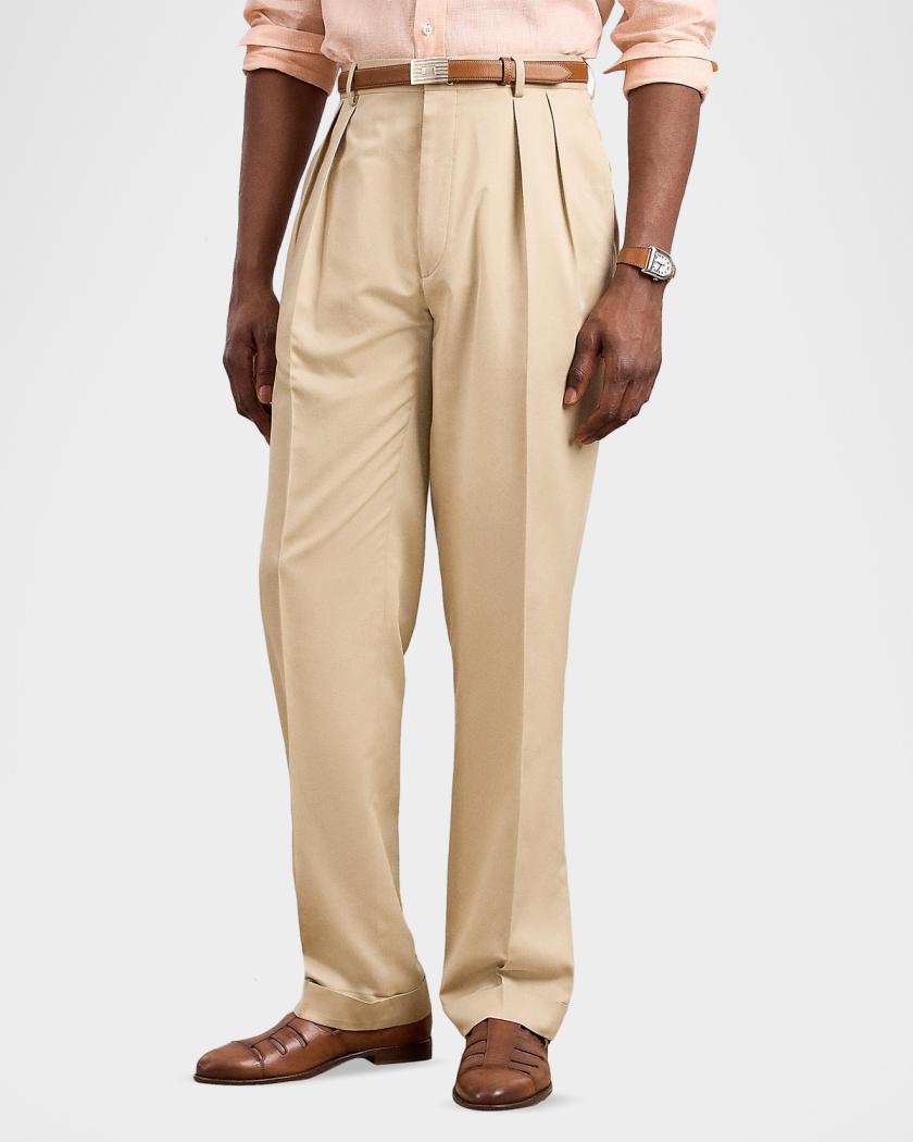 その他 MARK&LONA Axis 3Layer System Pants Ralph Lauren Purple Label Men's Silk Gabardine Pleated Straight