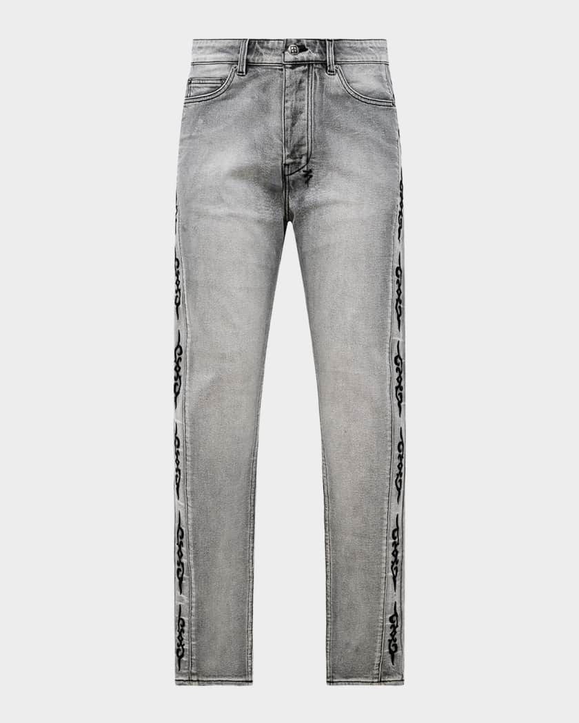 正規品　ksubi chitch 30 Ksubi Chitch Graphic Cotton Tapered-Leg Jeans | Neiman Marcus