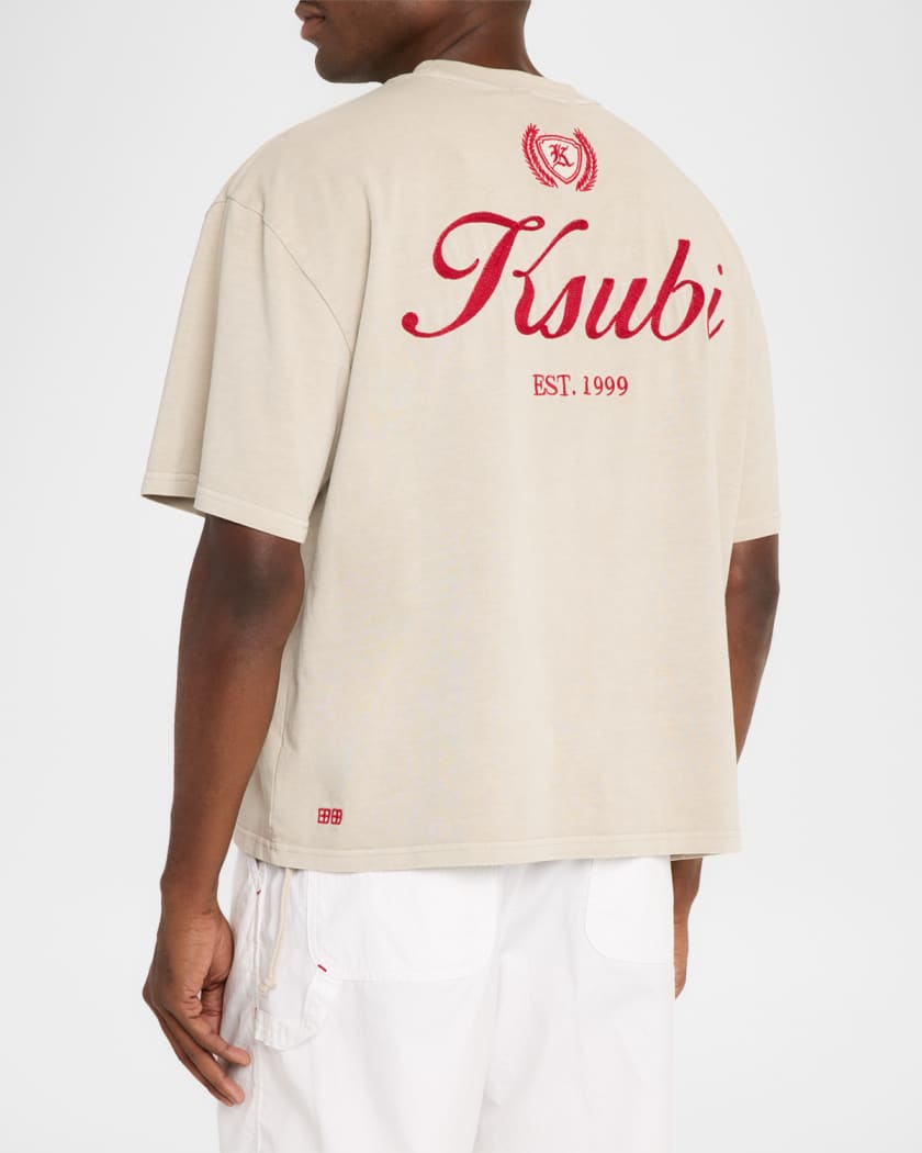 Ksubi Klasse Halen Logo Cotton Oversized T-Shirt | Neiman Marcus