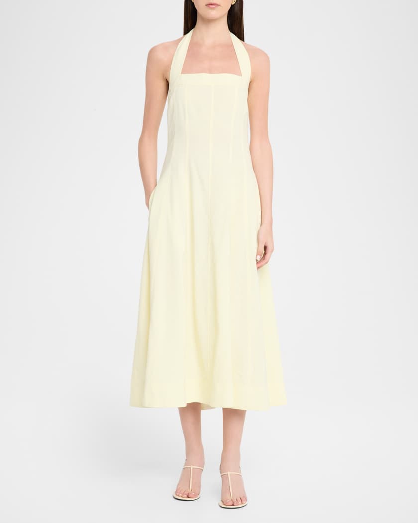 A.L.C. Elinore Halter Midi Dress | Neiman Marcus