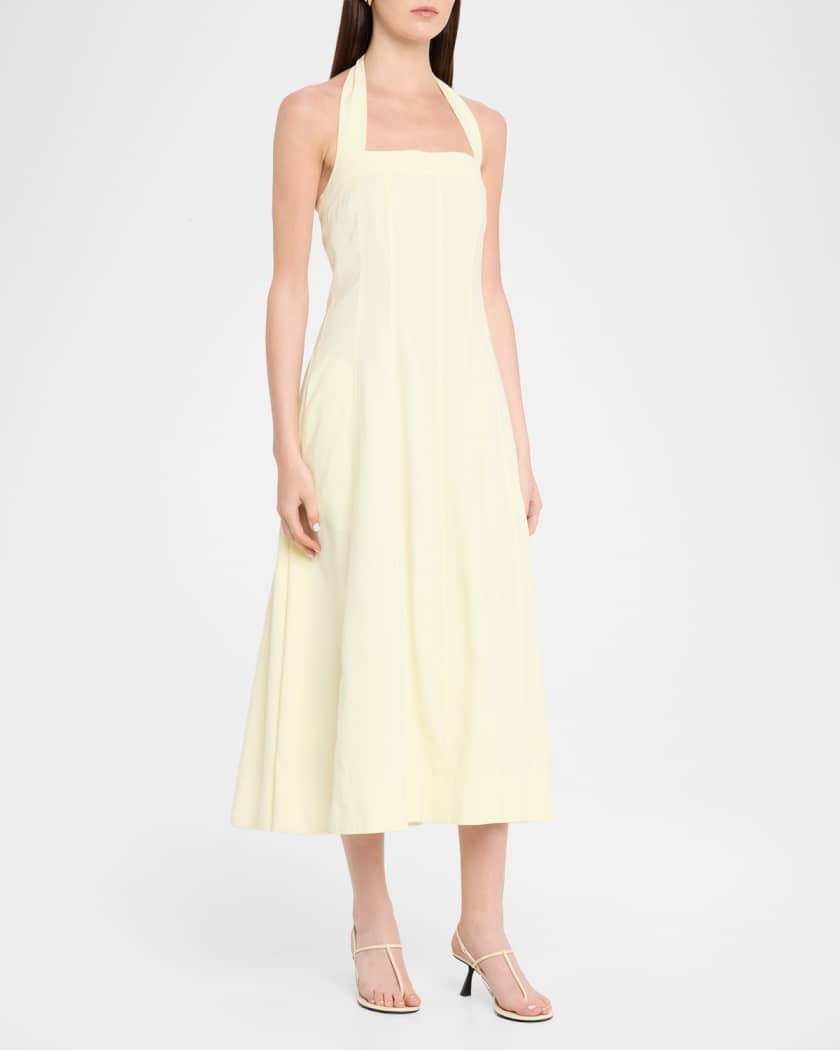 A.L.C. Elinore Halter Midi Dress | Neiman Marcus