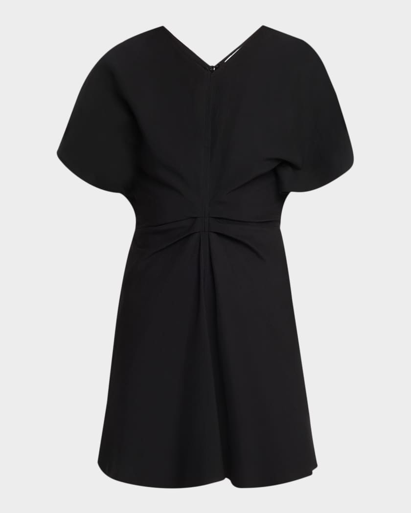 knee length dresses for ladies Threadbare Women's Black Short Sleeve Collared Broderie Maxi Shirt Dress main image 1