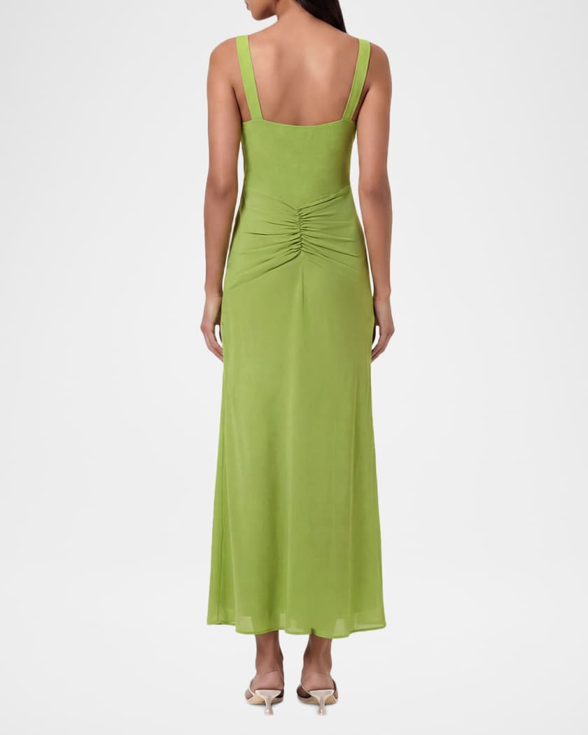 nicholas backless dress Divinity Handloom Cotton Backless Maxi Dress – Jamun Soda main image 0