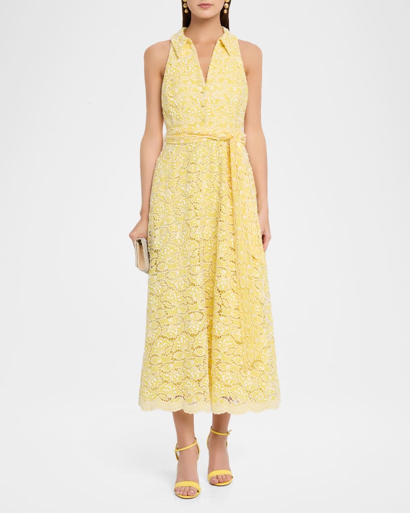 chinese dress ladies Strapless Lace Appliqu Mini Dress by Badgley Mischka