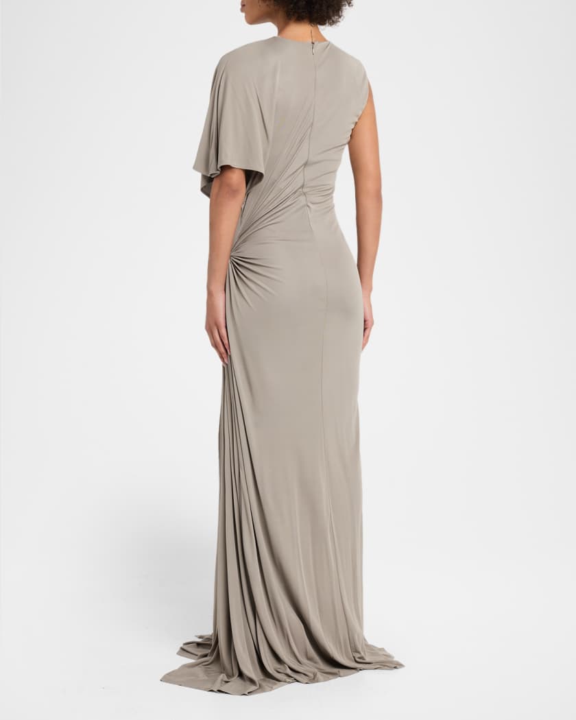 Christopher Esber Draped Quartz Bezel Gown | Neiman Marcus