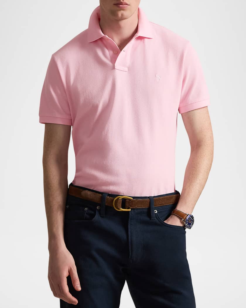 Polo Ralph Lauren Men's Cotton Mesh Embroidered-Pony Polo Shirt