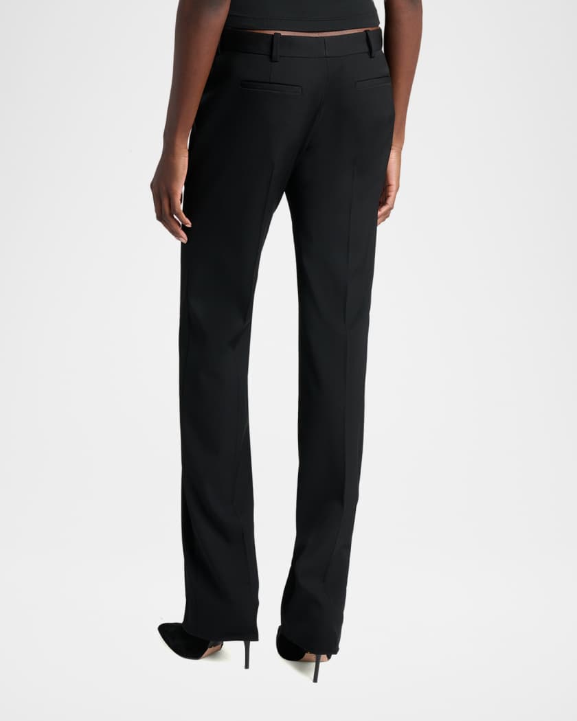 Balenciaga Low-Rise Slim-Leg Tailored Pants | Neiman Marcus