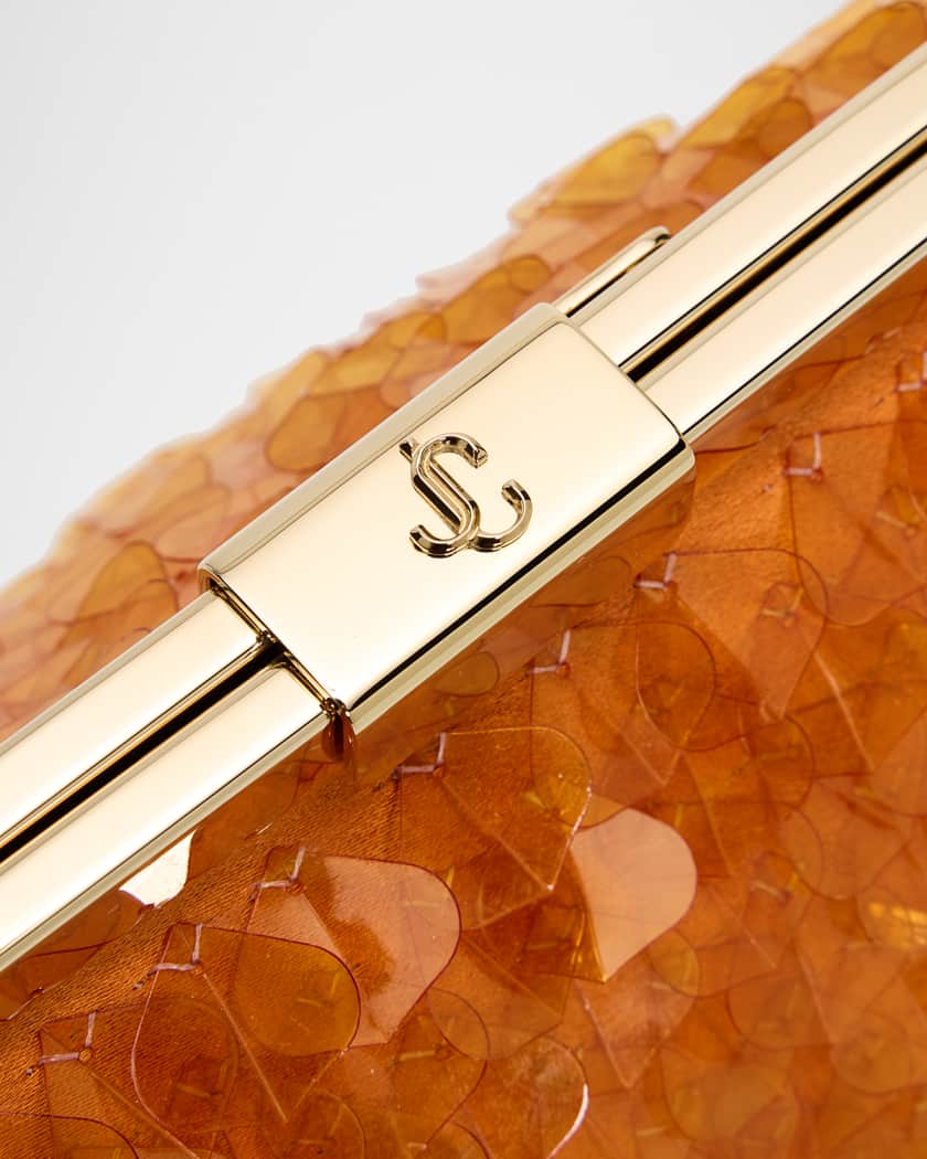 Jimmy Choo Ganache Heart Paillettes Clutch Bag | Neiman Marcus