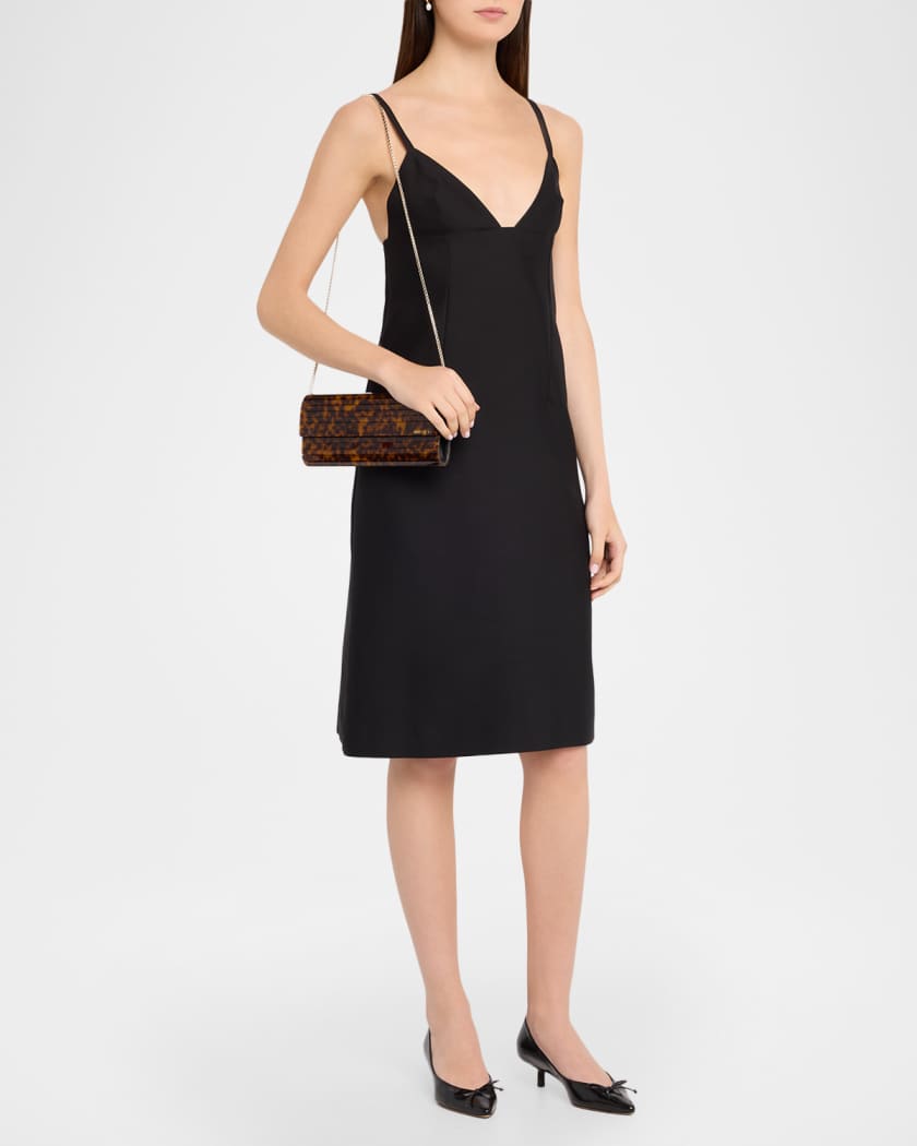 Jimmy Choo Sweetie Tortoiseshell Plexiglass Clutch Bag | Neiman Marcus