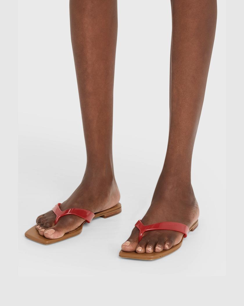 San Juan Jelly Flat Thong Sandals | Neiman Marcus