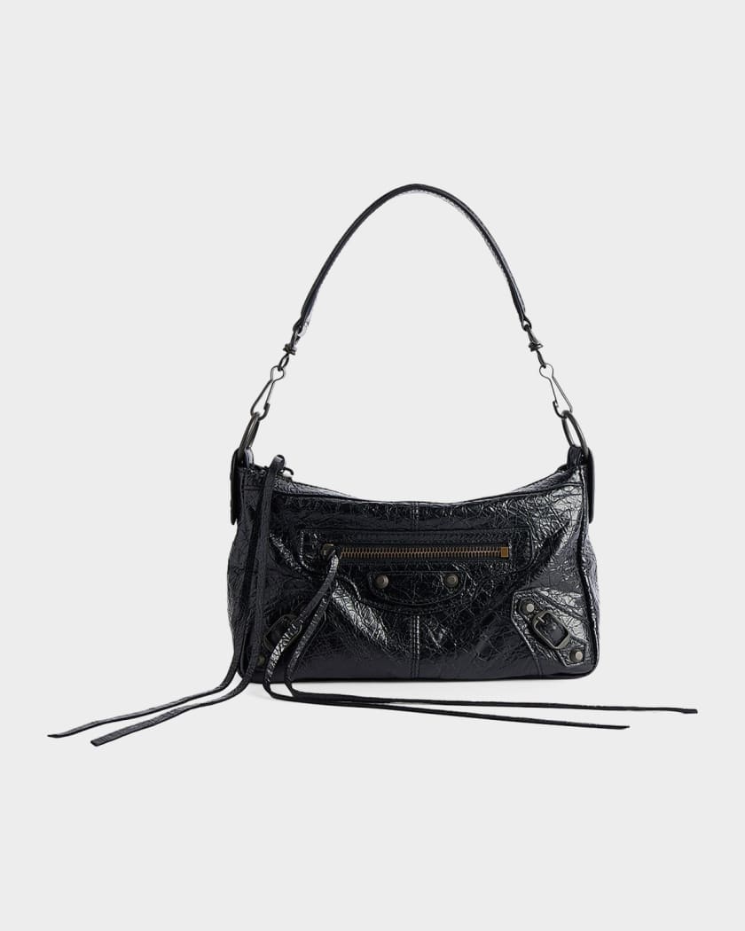 Balenciaga Le City Moto Mini Leather Shoulder Bag | Neiman Marcus