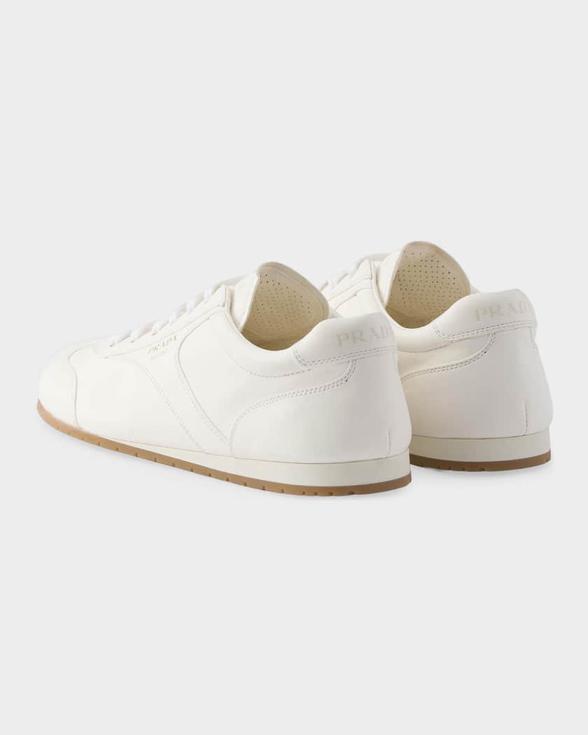 Prada Nappa Leather Sneakers | Neiman Marcus