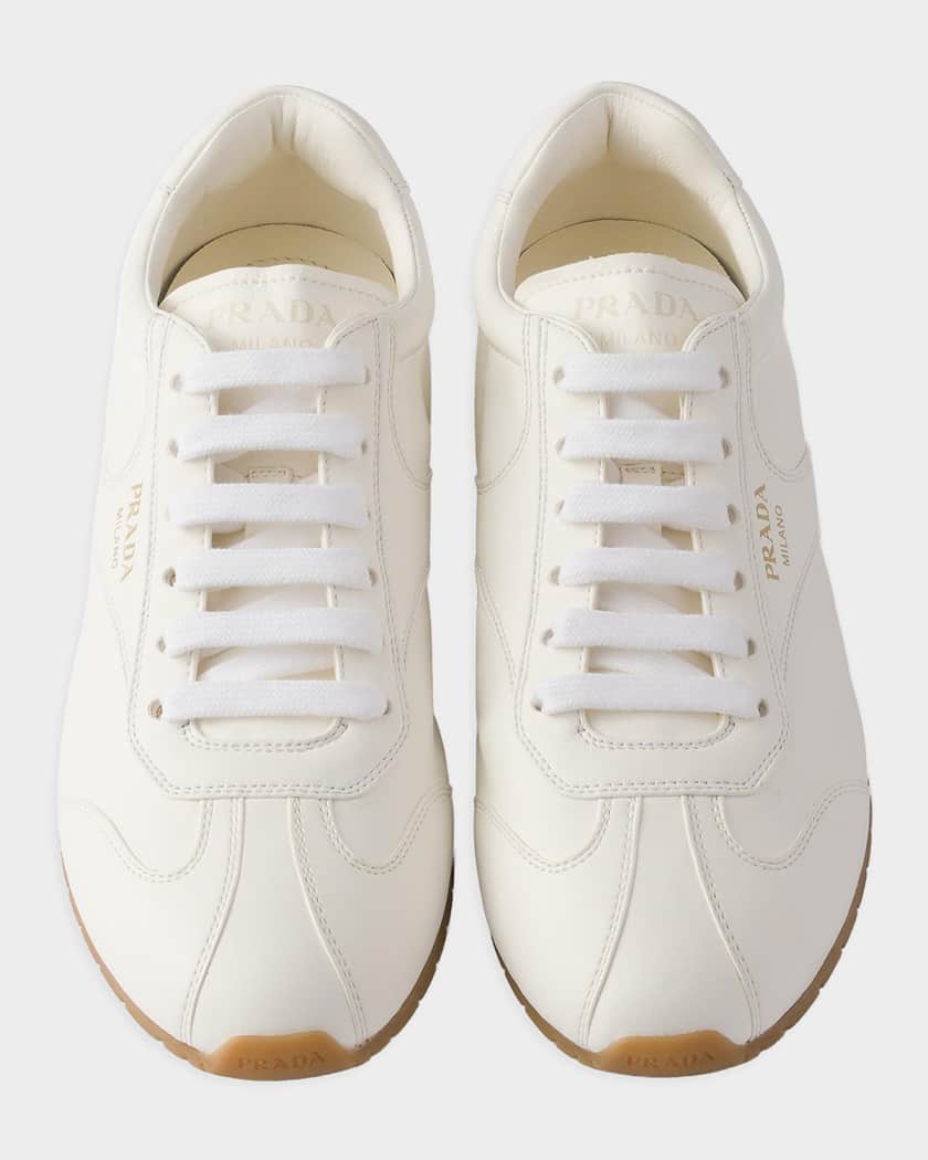 Prada Nappa Leather Sneakers | Neiman Marcus