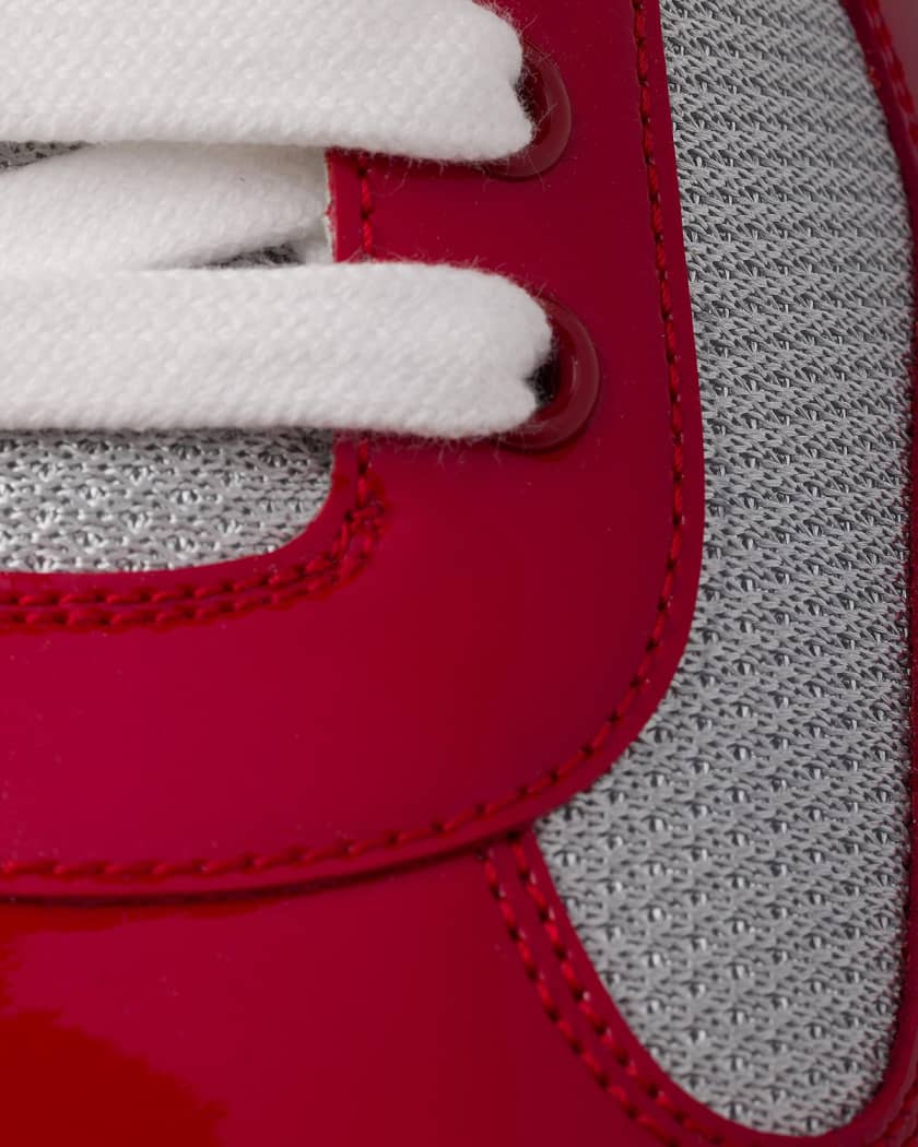 Men's America's Cup Patent Leather & Technical Fabric Sneakers