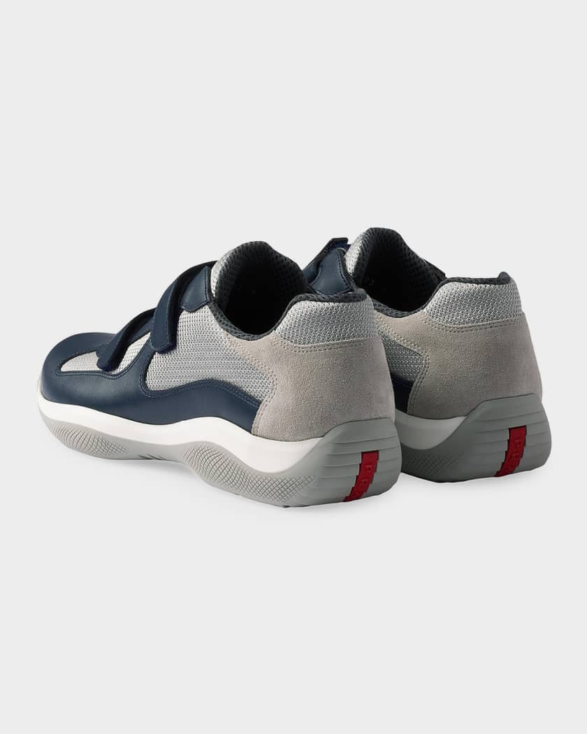 Men's America's Cup Original Patent Leather & Technical Fabric Sneakers